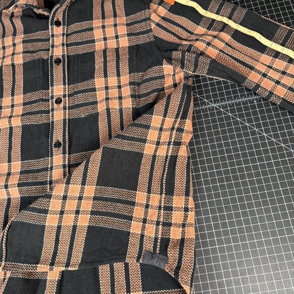 Indi + Ash LS Ames Workshirt - Iron Big Plaid - Size 4 Large - Picture 9 of 14